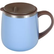 フォルテック オフィスマグ 350ml ブルー スライド蓋付 (保冷・保温対応) RH-1678