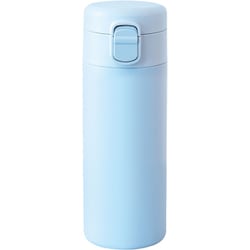 フォルテック ワンタッチ栓 シームレス マグボトル 350ml ライトブルー 一体型パッキンで洗いやすい （保冷・保温対応） RH-1696