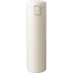フォルテック ワンタッチ栓 シームレス マグボトル 500ml アイボリー 一体型パッキンで洗いやすい （保冷・保温対応） RH-1698