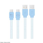 ちいかわ USB Type-C 対応 同期＆充電ケーブル USB Type-C - USB A 1.2m ハチワレ CK-37B