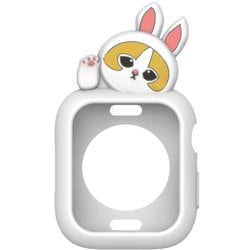 MOFU-17B [mofusand Apple Watch 41/40mm 対応 シリコンケース うさにゃん]