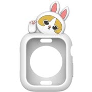 MOFU-17B [mofusand Apple Watch 41/40mm 対応 シリコンケース うさにゃん]