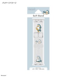 【色:クリア】グルマンディーズ mofusand Apple Watch 41 mofusand Apple Watch 41/40/38mm 対応ソフトバンド(クリア