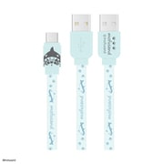 mofusand USB Type-C 対応 同期&充電ケーブル USB A-USB Type-C 1.2m サメにゃん MOFU-43A