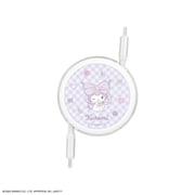 サンリオキャラクターズ PD60W 対応 USB2.0 リール式 USB Type-C - USB Type-C ケーブル 1m クロミ SANG-424KU