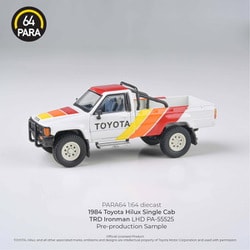 PA-55525 1/64 トヨタ ハイラックス シングルキャブ 1984 TRD Ironman LHD [ダイキャストミニカー]