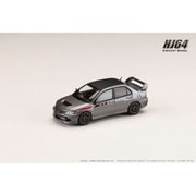 HJ647054CMP 1/64 三菱ランサーエボリューション 9 MR GSR JDMカスタム エンジンディスプレイモデル付 ミディアムパープリッシュグレーマイカ [ダイキャストミニカー]