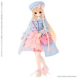 Imnocent World アドリーヌ丸型コーム 生成×ショコラ Innocent World｜アドリーヌ丸型コームAdeline Round Comb