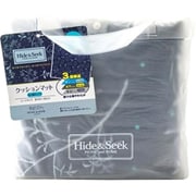 HIDE&SEEK クッションマット 2畳 約縦180cm×横180cm×厚さ2mm ネイビー