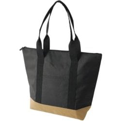 レジャー＆ライフ 保温保冷レジャートート 中 約15L 約縦36cm×横44cm×マチ15cm（持ち手含まず） ブラック/ブラウン ツートン LL-02