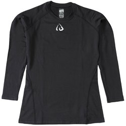 ID one ID33 ジュニアロングTシャツ ID10290 BK 130サイズ [スキーアンダーウェア トップス ジュニア]