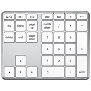KP10 Bluetoothテンキー フル シルバーホワイト KP10SLWH