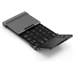 ICBK08 折りたたみ式 Bluetoothキーボード ダークグレー ICBK08DKGL