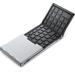 ICBK09 折りたたみ式 Bluetoothキーボード US配列 テンキー付 ICBK09