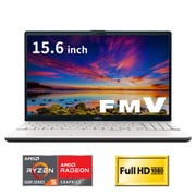 FMV/AHシリーズ/15.6型ワイド/Ryzen 5 5500U/メモリ 8GB/SSD 256GB/Windows 11 Home/Office Home and Business 2021/プレミアムホワイト FMVA450JW