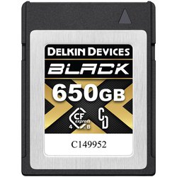 BLACK 4.0 CFexpress カード Type B 650GB （最大読込3530MB/s 最大書込3250MB/s） DCFX4B650