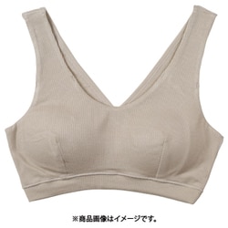 94012AS [快眠ing やわらかリブナイトブラ L グレージュ]