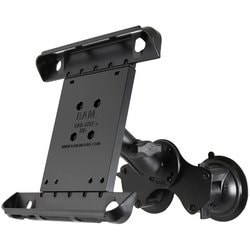 タブサイト（iPad1-4世代用）＆ダブルサクションベースセット（標準アーム） 吸盤径83.8mm（1インチ） RAM-B189TAB3U