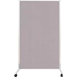片面吸音ローパーティションキャスタ付 W900XH1800MM ライトグレー