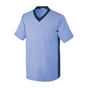 ユニセックス VネックTシャツ SS リラXネイビモク UZL3201-11