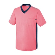 ユニセックス VネックTシャツ EL ピンクXネイビ UZL3201-90