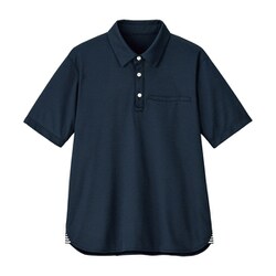 介護・看護用ポロシャツ フィーカポロ M ナイトスカイネイビー HSP017-2
