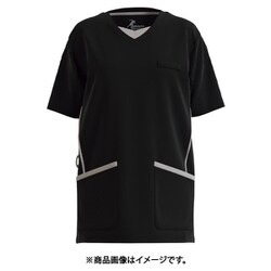 アスリート ニット・スクラブ SS ブラック MSCU-2201-B9
