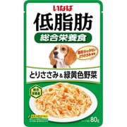 いなば 低脂肪 とりささみ＆緑黄色野菜 80g [ドッグフード]