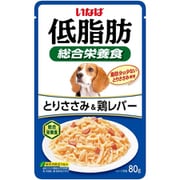 いなば 低脂肪 とりささみ＆鶏レバー 80g [ドッグフード]