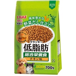 いなば 低脂肪クランキー 野菜だし チキン味 700g [ドッグフード]