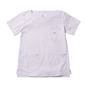 Leeレディススクラブ キーネック L ラベンダ LMS43001-14