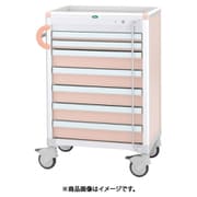 C60-A02B [麻酔カート 60引出しタイプ 引出：ニュートラル 本体：ブルー]