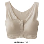 前あきハーフトップ さらっとタイプ M ノーブルセピア NP2055