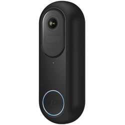 呼び出しカメラ 防水 電池内蔵 簡単取付 Full HD1080p CMOSセンサー200万画素 ブラック KJ-198