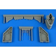 ARS4910 1/48 MiG-17F フレスコC着陸装置格納庫 （アモ用） [プラモデル用パーツ]