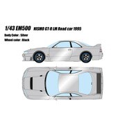 EM500 1/43 ニスモ GT-R LM ロードカー 1995 シルバー [レジンキャストミニカー]