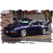 VM096K 1/43 ポルシェ 911 993 Carrera RS 1995 Japan ver. アイリスブルーメタリック [レジンキャストミニカー]