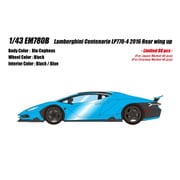 EM780B 1/43 ランボルギーニ Centenario LP770-4 2016 Rear Wing up ブルーセフェウス [レジンキャストミニカー]