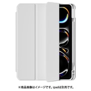 Apple Pencil用スロット付背面クリアケース エアコート ライトグレー for iPad Air 11”(M3/M2対応) HIPA2401LG