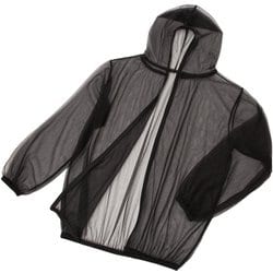顔までスッポリ虫よけパーカー M～L チェスト（バスト）79cm～104cm 身長154cm～185cm ブラック