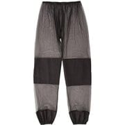 虫よけネットパンツ M~L 全長約95cm また下丈約65cm ウエスト64cm~94cm 身長154cm~178cm ブラック