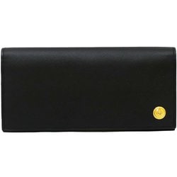 EMBLEM BUTTON ササマチ長財布 ブラック 7721-01