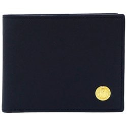 EMBLEM BUTTON 小銭付き札入れ ネイビー 7722-05