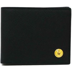 EMBLEM BUTTON カード札入れ ブラック 7723-01
