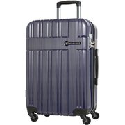 スーツケース 拡張タイプ 旅行日数目安：4～5泊 49L/拡張時56L TSAロック搭載 SK-0835-56 ネイビーへアライン