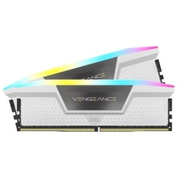DDR5 6400MT/s 32GB（16GB×2） UDIMM 36-48-48-104 XMP 3.0 VENGEANCE RGB DDR5 White Black PCB 1.4V CMH32GX5M2B6400C36W