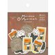 限定 和紙フレークシール ニャンクの叫び Museum Animals QSA215