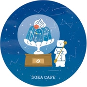 限定 缶バッジミラー 夜 SORACAFE QE71