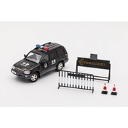 KS023-379 1/64 トヨタ ランドクルーザー 100 LHD 中国 S.W.A.T. ブラック [ダイキャストミニカー]