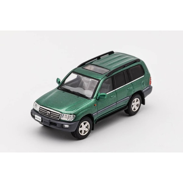 KS023-380 1/64 トヨタ ランドクルーザー 100 LHD グリーン [ダイキャストミニカー]